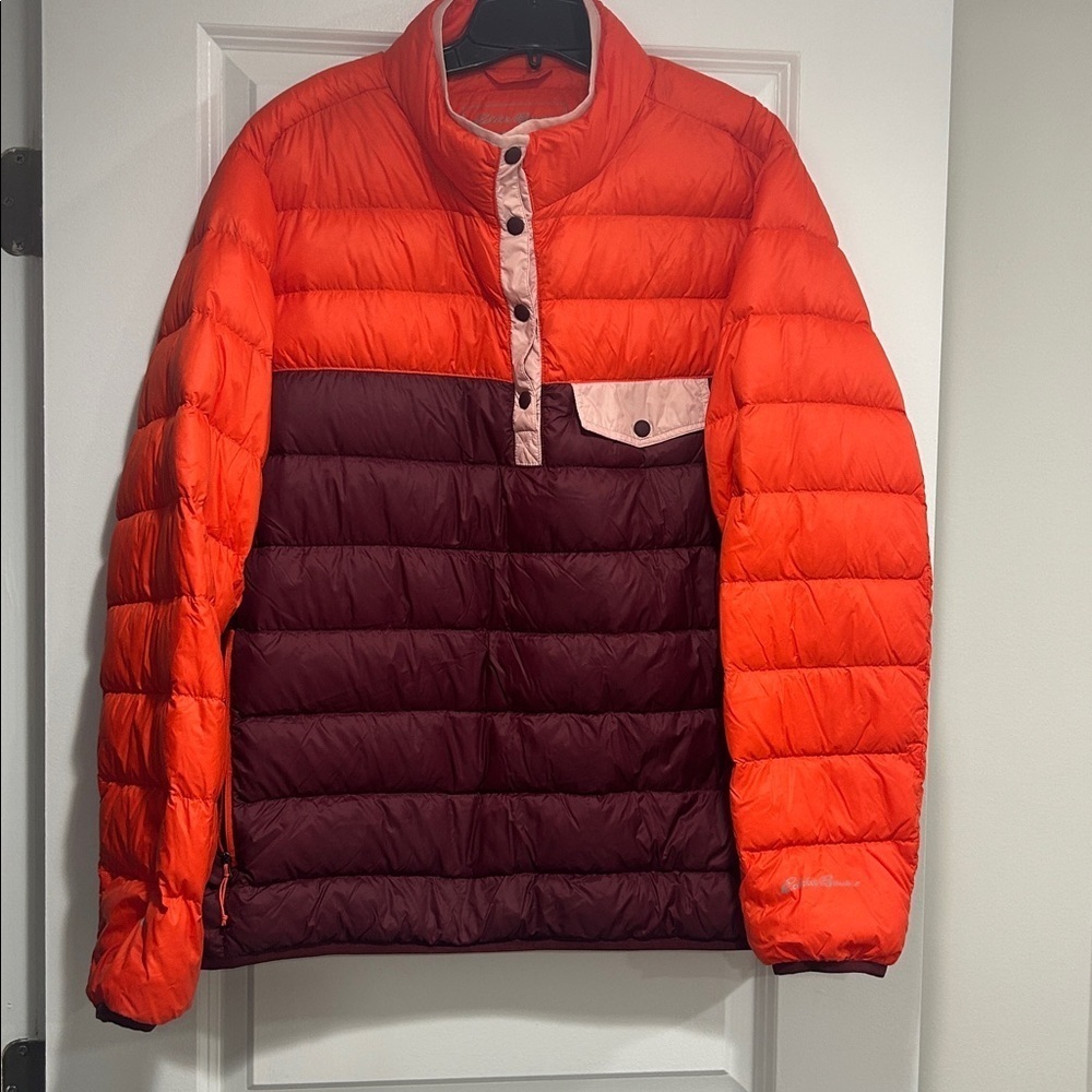 Eddie Bauer Stratuslite Down Pulllover Jacket